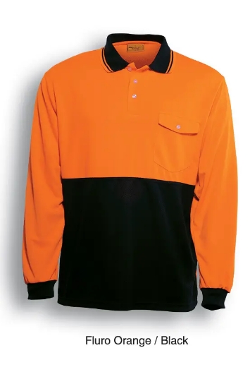 Picture of Bocini, Hi-Vis Safety Polo L/S